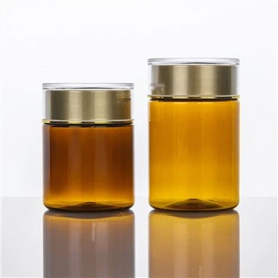 Маленька пластикова банка Amber Food Grade